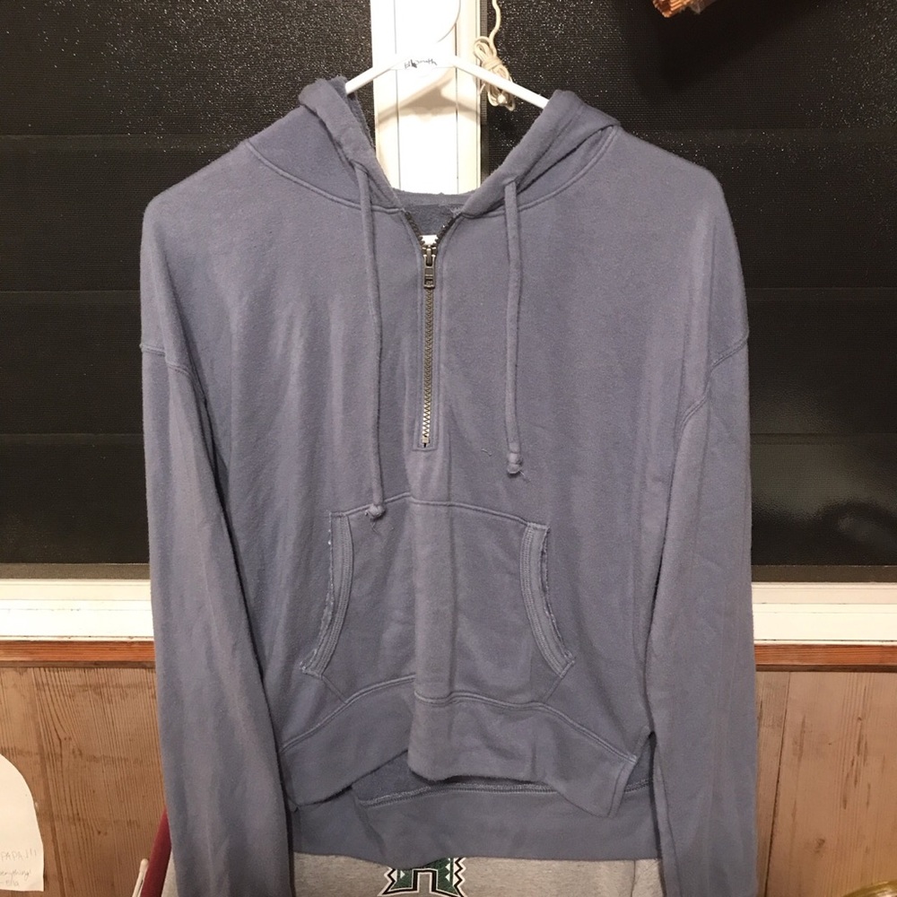 Long sleeve zip up hoodie